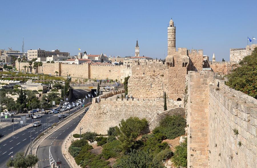 Old City walls and Tower of David, Jerusalem