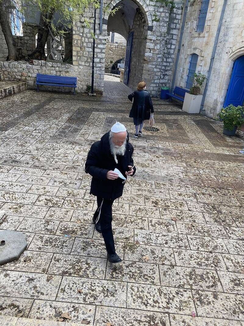Safed old city alley